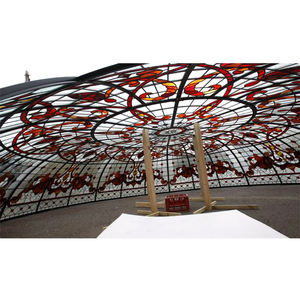 Dôme de vitrail stratifié à Triple vitrage, <span class=keywords><strong>toit</strong></span> fait à la main, Art décoratif, mosaïque, vitrail, Cupola, lumière du jour, dôme en verre au plomb - Product Image 3