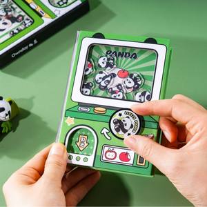 Yubon สมุดลายการ์ตูนแพนด้าแบบบิดได้เพื่อความผ่อนคลายสมุดโน้ตบิดทรงไข่แบบกลไกการบีบอัดเครื่อง<span class=keywords><strong>เขียน</strong></span>ปริศนากระเป๋า<span class=keywords><strong>ขายส่ง</strong></span> - Product Image 3