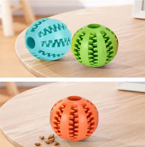 5CM 6cm 7cm Limpieza de dientes Tratamiento interactivo Masticar Goma Juguetes para mascotas Pelota para perros - Product Image 6