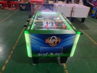 Интерактивный настольный мини-футбол Duoxing для 2 игроков, напольный, металлический, с монетоприемником, на английском языке, детский