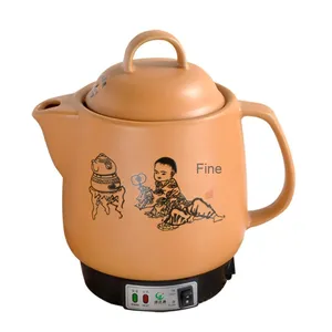 Olla de medicina eléctrica controlada por el fabricante Yolecen, olla de cerámica para preservar la salud para cazuelas de medicina tradicional china - Product Image 4