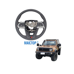 Housse de <span class=keywords><strong>volant</strong></span> Maictop en fibre de carbone pour Toyota <span class=keywords><strong>Land</strong></span> <span class=keywords><strong>Cruiser</strong></span> 70 Series Accessoires GR Compatible avec les modèles LC70 LC76 LC79 - Product Image 1