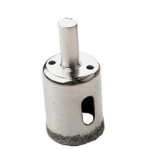 Diamond Glass Hole Saw Set 10pc Metric Carbide Tipped For Tile Drilling With Built In Arbor - Product Image 3