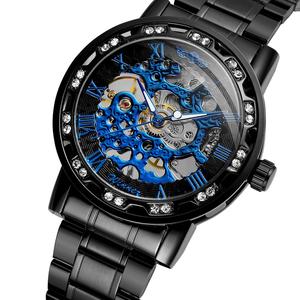 Montres mécaniques pour hommes T-winner, nouveau modèle, logo personnalisé, bracelet en acier inoxydable - Product Image 5