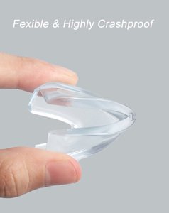 <span class=keywords><strong>Protectores</strong></span> de esquina redondos transparentes de PVC para parachoques de seguridad de borde de muebles cojín de seguridad para niños - Product Image 6