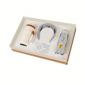 3-In-1 Luxury Umbrella + Neck Massager + Power Bank Anniversary Giveaways <b>Gift</b> Set Thermos <b>Gifts</b> for Business Corporate <b>Gift</b> - Product Image 2