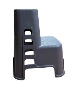 Tabouret de lavage de voiture Tabouret haut et bas en plastique pour la beauté de la voiture Chaise à deux marches Échelle montante Escabeau à pied pour la maison - Product Image 6