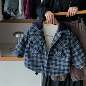 Veste d'hiver pour garçons, 90% duvet de canard blanc, teinture en pièce, style coréen, courte, épaisse, <span class=keywords><strong>chaude</strong></span>, tendance, veste en duvet pour enfants - Product Image 3