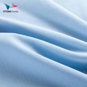 아기 의류를위한 공장 사용자 정의 항균 대나무 직물 45% 면 45% 대나무 섬유 10% 스판덱스 직물 - Product Image 5