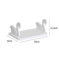 Étagère Swan à usage domestique sans poinçon amovible cuisine salle de bain étagère multifonctionnelle support de support suspendu