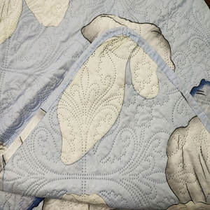 Juego de edredón con marco para dormitorio, colcha estampada de lujo para todas las estaciones, Juego de 3 piezas - Product Image 3