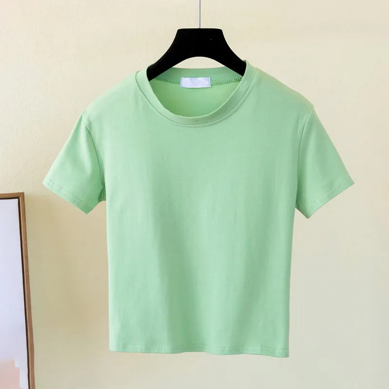 Hot Selling Summer Fashion Exposed Belly High Quality Men's Women's T Shirt