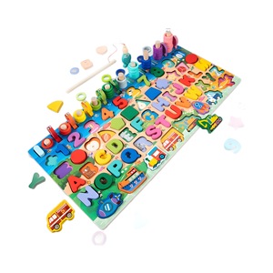 Montessori 8-in-1 Baby Fishing Board Game Counting Numbers Matching 3D Puzzle Educational Learning Toys for Kids Boys Girls - Product Image 6