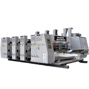 Cho ăn tự động 2 màu sóng hộp các tông máy Apple hộp bánh Pizza hộp làm cho máy in khe chết máy cắt - Product Image 2