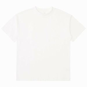 Venta al por mayor 100% algodón camiseta para hombre de peso pesado de gran tamaño hombro caído ajuste suelto 250 gramos tela de punto en blanco de alta calidad - Product Image 2