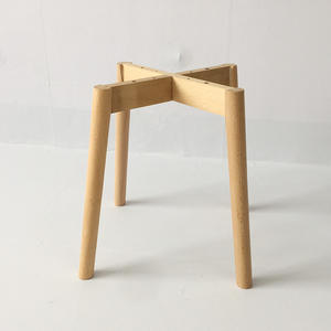 Заводская поставка, ножки мебели, мебель для ресторана, цельная деревянная основа для стола из бука, простая установка, основание для обеденного журнального столика - Product Image 2