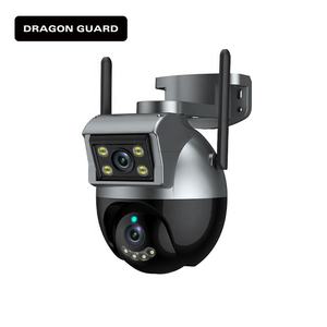Produsen penjaga naga grosir HSC027 lensa ganda deteksi gerakan keamanan Pan-Tilt PTZ jaringan IP CCTV kamera WiFi - Product Image 3