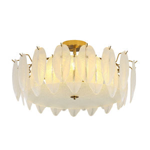New Arrival Feather Design <b>Ceiling</b> Lamp Modern Luxury Glass <b>Light</b> Nordic <b>Ceiling</b> Lighting Chandelier for Living Room - Product Image 6