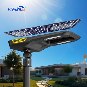 Hishine 5 năm bảo hành năng lượng mặt trời ánh sáng đường phố không thấm nước pin Lithium dễ dàng cài đặt năng lượng mặt trời ánh sáng sân vườn cho ngoài trời - Product Image 1