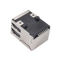 JIAXUN, el mejor conector RJ45 de un solo puerto, HR911196AE SMT, conector Modular, magnetismo, para conectividad Ethernet