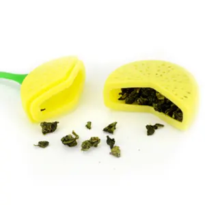 Tea Filter Silicone Handle Fruit Style Fancy Tea Strainer Silicon Wholesale