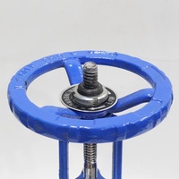 Vanne à opercule à tige apparente à joint souple Z41X-16Q, manuelle, pour drainage industriel, à bride, avec joint d'étanchéité élastique