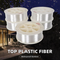 Rollo de Fibra Óptica de Plástico PMMA con Luz de Extremo, Decoración de Techo con Fibra Óptica LED para Cines, Cable Óptico de Fibra Óptica
