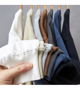 ELEVEN felpa da uomo con stampa a sbuffo in schiuma di cotone Oversize pesante di alta qualità da uomo Pullover Unisex con ricamo personalizzato - Product Image 4