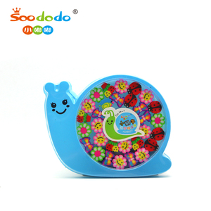 Borrador de Lápiz Novedoso Soododo, Impresión Personalizada en 3D, Caja de Plástico con Forma de <span class=keywords><strong>Caracol</strong></span>, Borradores Jumbo Mini de Dibujos Animados, Mariquita, Flor, Borrador Escolar - Product Image 6