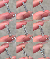 Toptan Fiyatlı IGI Sertifikalı Yuvarlak Kesim Laboratuvarda Yetiştirilmiş Elmas Bezel Nişan Alyansı Klasik 10K 14K 18K Altın Kadınlar İçin
