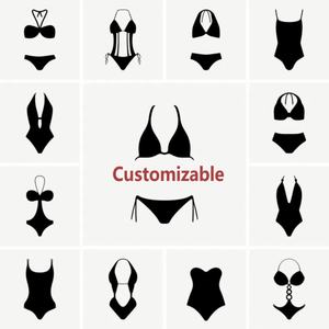 Traje de Baño de Dos Piezas con Etiqueta Privada Personalizada, Traje de Baño Triangular para Mujer, Bikini de Lujo de Spandex/Poliéster de Secado Rápido con Push-Up - Product Image 4