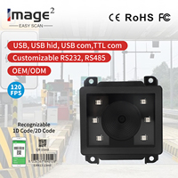 Módulo Escáner de Código de Barras Integrado USB de Alta Velocidad Image EM100F, Montaje Fijo Industrial para Control de Fabricación y Empaquetado en Cintas Transportadoras