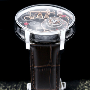 JC 시계 오일 펌프 패턴 316L 스테인리스 스틸 케이스 오토매틱 무브먼트 사파이어 글래스 러버 스트랩 남성용 시계 - Product Image 3