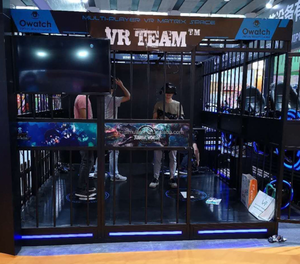 9D Thực Tế Ảo VR Multiplayer Zombie Shooting Simulator Vr Arcade Trò Chơi Chiến Đấu Máy Vr Treadmill <span class=keywords><strong>HTC</strong></span> COSMOS Dreamland - Product Image 3
