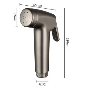 Longstar Gun Gray Woman Washer Nozzle ABS <strong>Plastic</strong> Bathroom Toilet Gun High Pressure Flush <strong>Shower</strong> <strong>Faucet</strong> Body Cleanser - Product Image 4