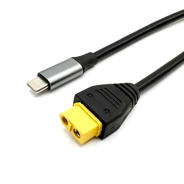 Custom Toolkitrc SC100 100W Type-C to XT60 Female Charging Trigger Cable for Drones & Solar Power (1M)