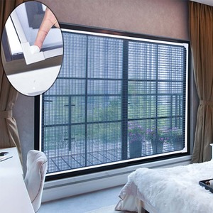 Pantallas mosquiteras retráctiles de fabricación al por mayor, perfiles de aluminio para puertas y ventanas, mosquiteras deslizantes - Product Image 1