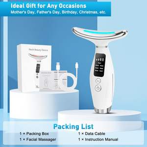 7 En 1 Appareil Masaje Visage Anti Rides Masajista Facial Doble Menton De Beauté Electrique Avec Lifting Masaje Thermique 45 °C - Product Image 6