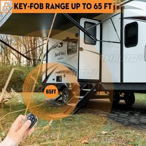 Serrure de porte sans clé pour camping-car, serrures de porte électriques sans clé pour caravane avec 2 télécommandes, verrouillage et mode silencieux - Product Image 4