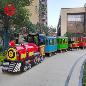 Mini train électrique sans fil, pour centres commerciaux, pour touristes, train route, à vendre, bon marché, collection - Product Image 4