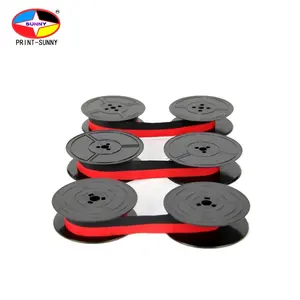 Nhà máy bán GR1 gr4 gr9 group1 màu đen và màu đỏ của nhãn hiệu TWIN spool Đen 1/2 "máy đánh chữ Ribbon cho phổ máy đánh chữ