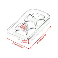 Grand couvercle de pédale de frein noir/chrome repose-pieds adapté pour Harley Touring Road King Dyna FLD Softail Deluxe Fat Boy