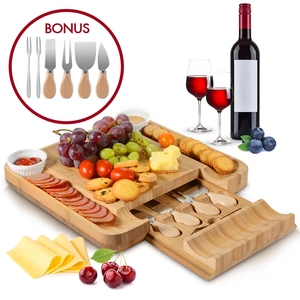 2021 boda regalo bandeja o casa calentamiento presente gran embutidos queso cuadrada junta y cuchillo - Product Image 1