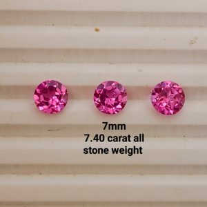 Zafiro Rosa Cultivado en Laboratorio, Corte Redondo, Gema Suelta de Calidad Premium para Joyería, para Regalar a Seres Queridos - Product Image 6