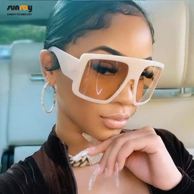 Trendy Fashion Outdoor Customize Oversized Sun Glasses Gafas De