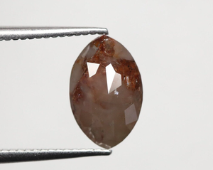 Último 2,97 Ct. Diamante de corte completo de marquesa rojiza rústica suelta natural para joyería de compromiso, joyería de San Valentín para ella - Product Image 5