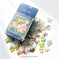 Fabrik-Großhandelspreis Mini-Puzzle für Kinder Papier-Puzzle nach Maß Mini-Jigsaw-Puzzles Bastelset Lernspielzeug für Jungen und Mädchen