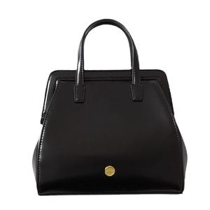 Retro Black Women's <b>Backpack</b> <b>with</b> Grids Winter's New Arrival Lightweight Retro Satchel Zipper Closure Made PU Material - Product Image 2