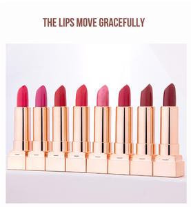 Petit <span class=keywords><strong>rouge</strong></span> à lèvres en gel minéral mat doré avec finition velours, formule hydratante et non collante, facile à appliquer, style tendance - Product Image 4