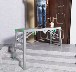 Échafaudage portable multifonctionnel en acier épaissi moderne, tabouret pliant pour cheval, échelle, échafaudage de construction - Product Image 6